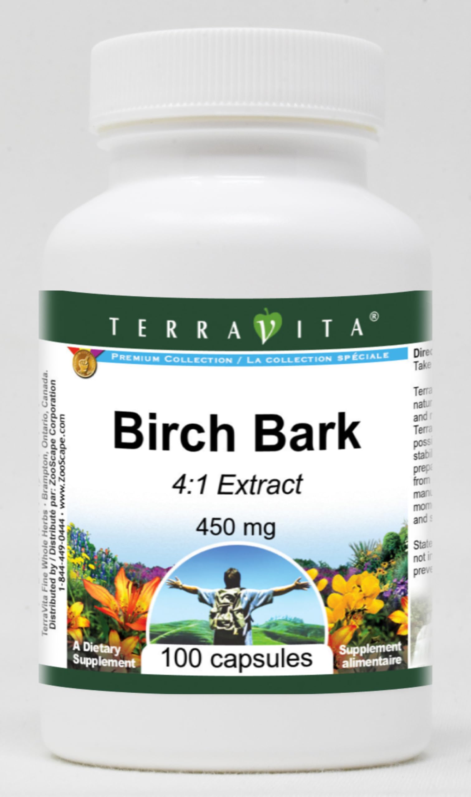 Amazon.com: Birch Bark 4:1-450 mg (100 Capsules, ZIN: 519187) - 3